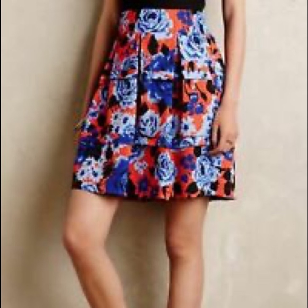 Anthropologie | HD in Paris |  Lyana Floral Skirt